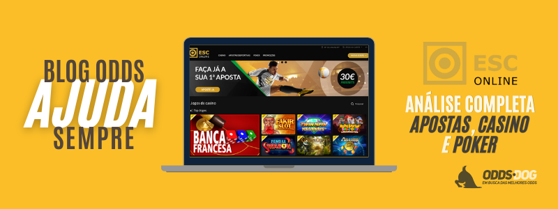 ESC Online Apostas, Casino e Poker | Review, Bónus e App
