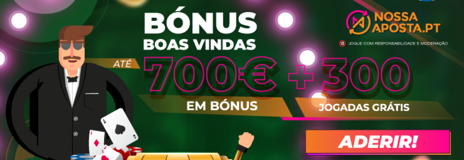NossaAposta Casino Bónus | 3000 Jogadas Grátis + até 700€