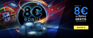 888Poker Bónus Grátis | 8€ Sem Necessidade de Depósito