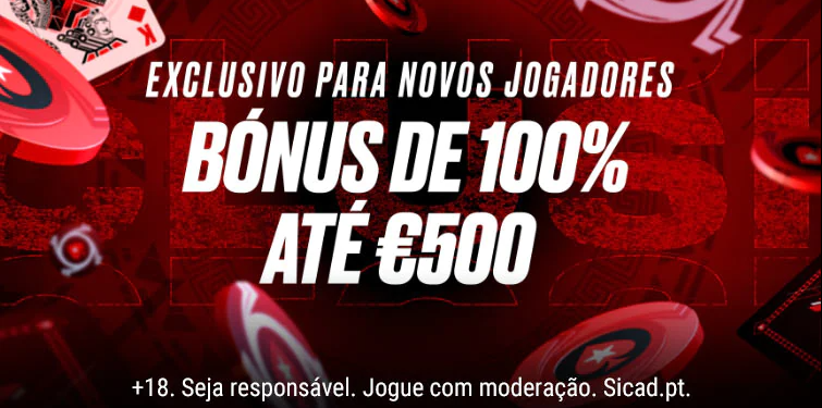 Pokerstars Poker Bónus | Até 500€ para Novos Jogadores