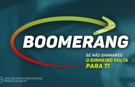 Placard Bonus Boomerang | 20€ Grátis p/ Apostas Desportivas